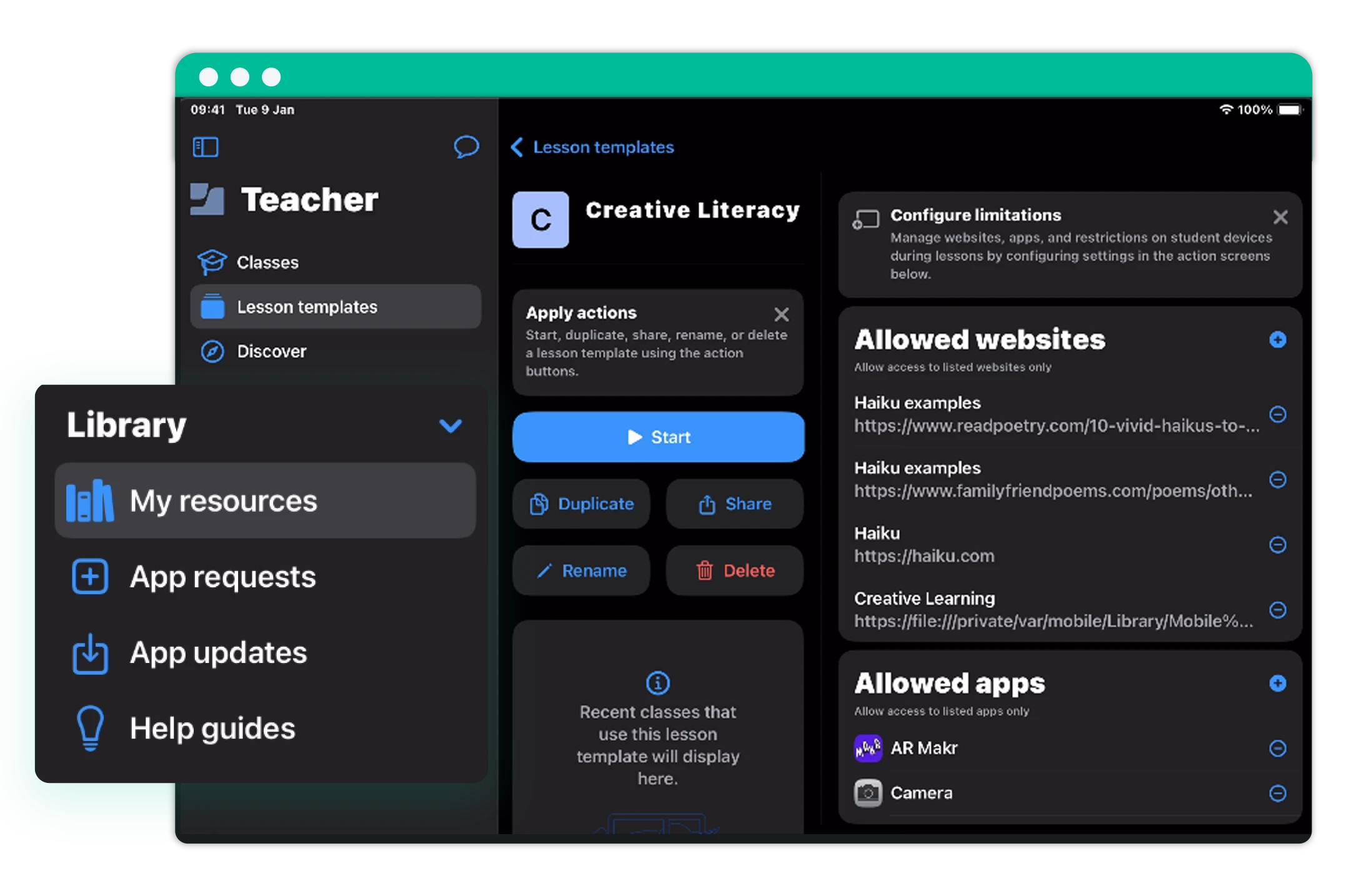 Jamf configurations for educators