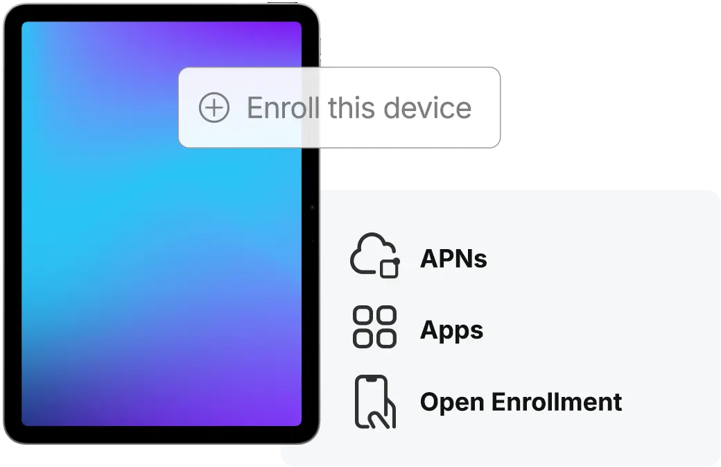Jamf Now device enrolment and setup