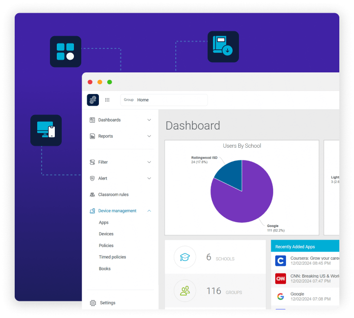 Lightspeed MDM product interface