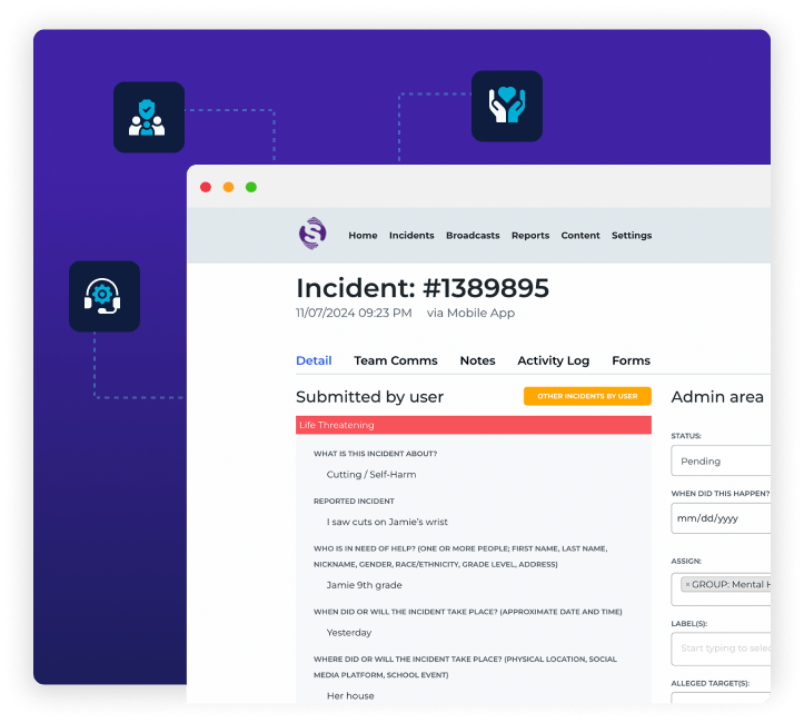Lightspeed StopIt product interface